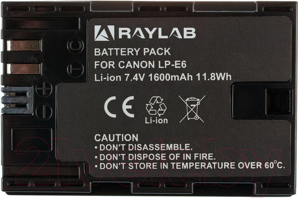Изображение товара Аккумулятор для камеры RayLab RL-LPE6