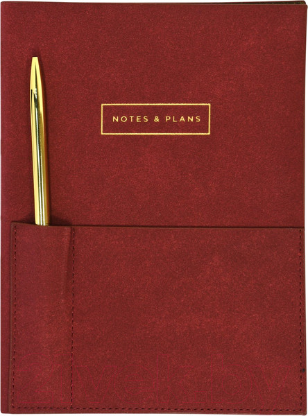 Изображение товара Ежедневник Lorex Elegance Stylish Collection / LXDRA5-ESC1 (80л, бордовый)