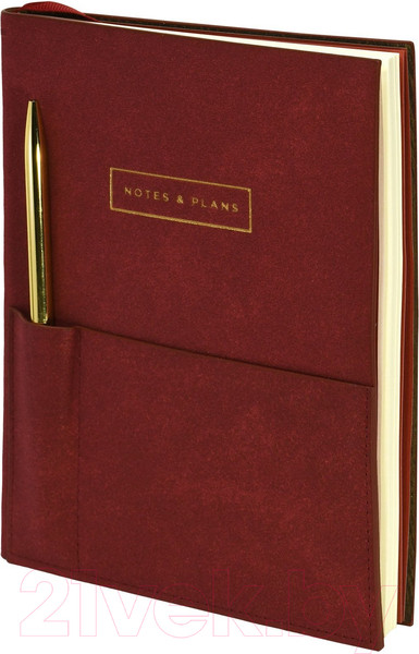 Изображение товара Ежедневник Lorex Elegance Stylish Collection / LXDRA5-ESC1 (80л, бордовый)