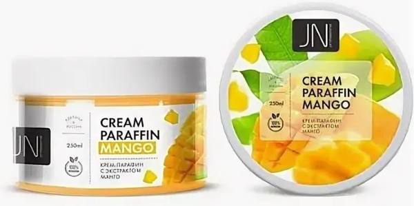 Изображение товара Крем для рук JessNail Парафин С ароматом манго (250мл)