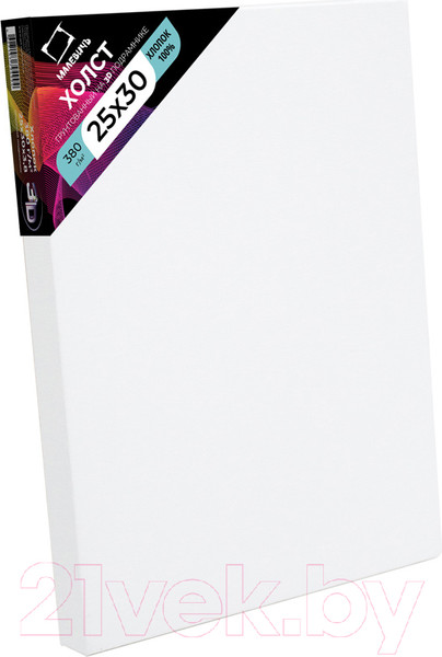 Изображение товара Холст для рисования Малевичъ На подрамнике 3D / 342530 (25x30см, хлопок)