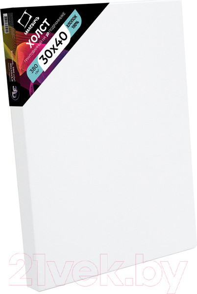 Изображение товара Холст для рисования Малевичъ На подрамнике 3D / 343040 (30x40см, хлопок)