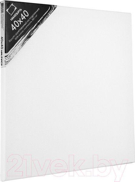 Изображение товара Холст для рисования Малевичъ На подрамнике / 214040 (40x40см, хлопок)