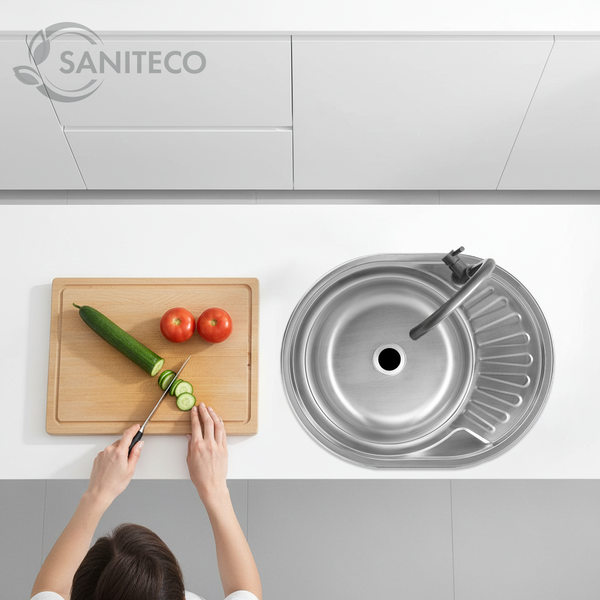 Изображение товара Мойка кухонная Saniteco 5745-L