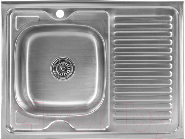 Изображение товара Мойка кухонная Saniteco 8060S-L (с сифоном)