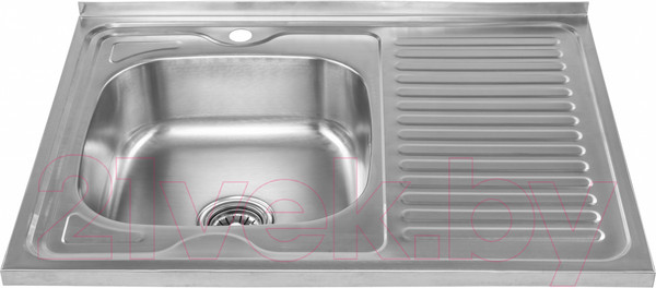 Изображение товара Мойка кухонная Saniteco 8060S-L (с сифоном)