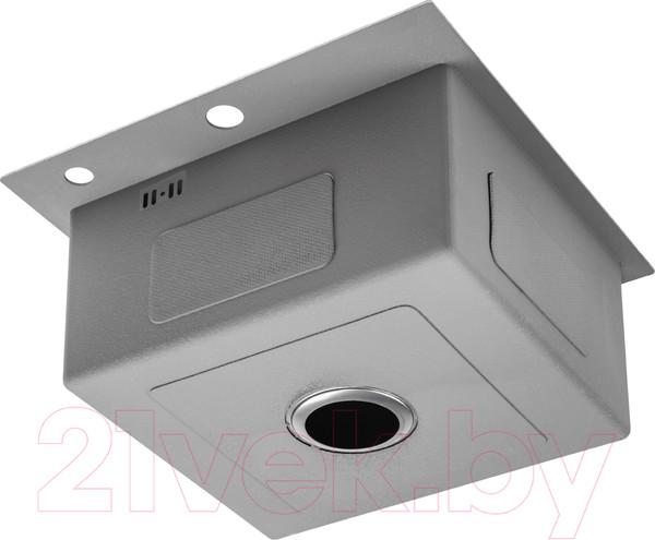 Изображение товара Мойка кухонная Saniteco 4848 (с сифоном, дозатором и коландером)