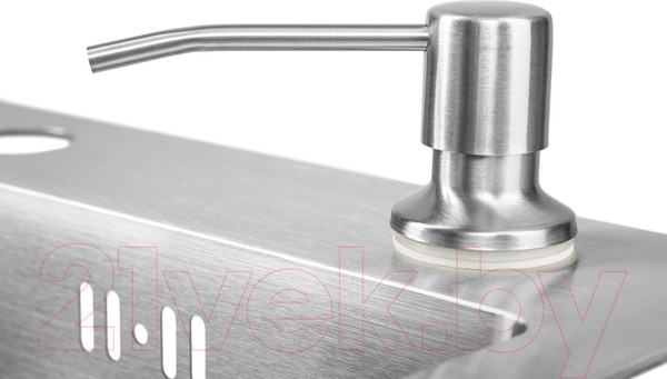 Изображение товара Мойка кухонная Saniteco 4848 (с сифоном, дозатором и коландером)