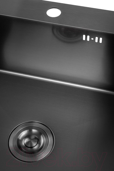 Изображение товара Мойка кухонная Saniteco 6050 Nano (с сифоном, дозатором и коландером)