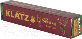 Изображение товара Подарочный набор Klatz Паста KLATZmas Глинтвейн+Корица с мятой+Имбирный пряник+Свеча (4x75мл)