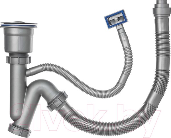 Изображение товара Мойка кухонная Saniteco 6550-R (с сифоном, дозатором и коландером)