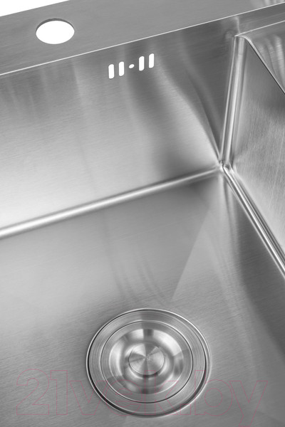Изображение товара Мойка кухонная Saniteco 6550-L (с сифоном, дозатором и коландером)