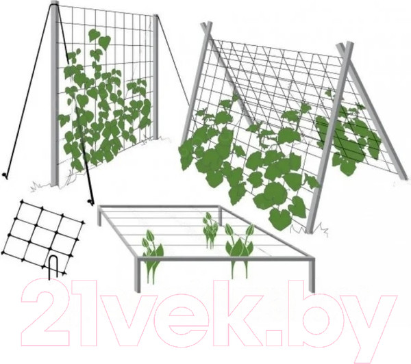 Изображение товара Сетка садовая Interlok Шпалерная (2x5м)