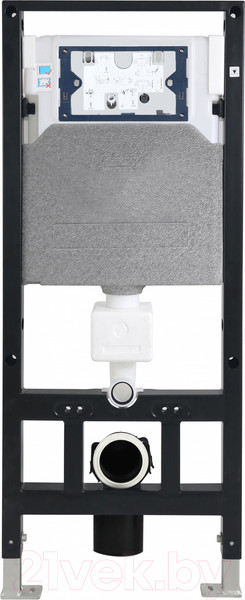 Изображение товара Унитаз подвесной с инсталляцией WeltWasser Amberg 506 + Telbach 004 GL-WT + Amberg RD-WT