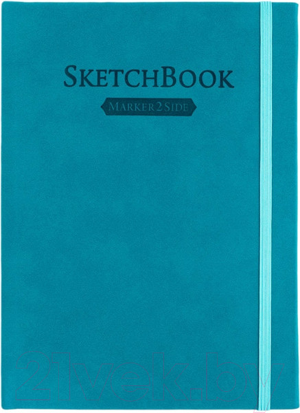 Изображение товара Скетчбук Малевичъ 401135 (40л, бирюзовый)