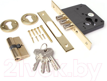 Изображение товара Замок врезной Apecs 91/60 G 5 ключей