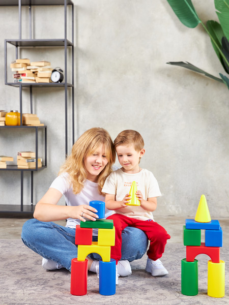 Изображение товара Развивающий игровой набор Десятое королевство Выдувка. Строительный набор / 01691