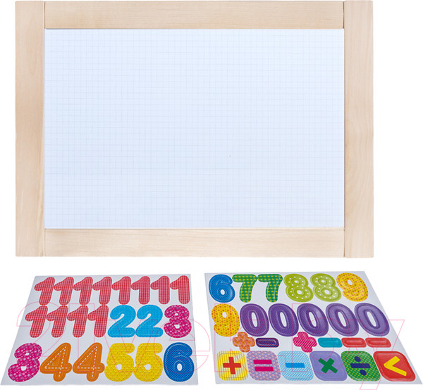 Изображение товара Доска для рисования Десятое королевство Магнитно-маркерно-меловая Веселые цифры / 02699