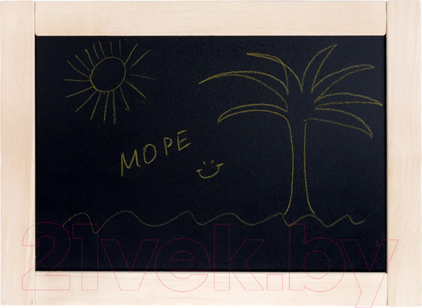 Изображение товара Доска для рисования Десятое королевство Магнитно-маркерно-меловая Веселые цифры / 02699