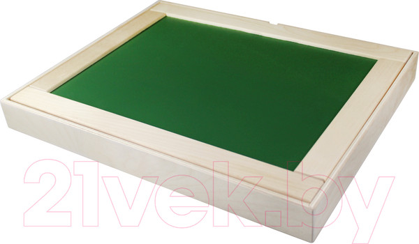 Изображение товара Доска для рисования Десятое королевство Двухсторонняя Магнитно-маркерная с поддоном / 02272