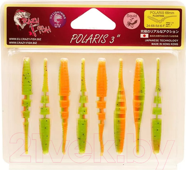 Изображение товара Мягкая приманка Crazy Fish Polaris 3 / 24-68-5d-6-F