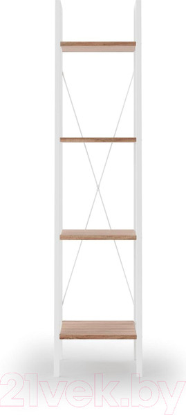 Изображение товара Стеллаж Halmar Narvik REG1 (белый/дуб сонома)