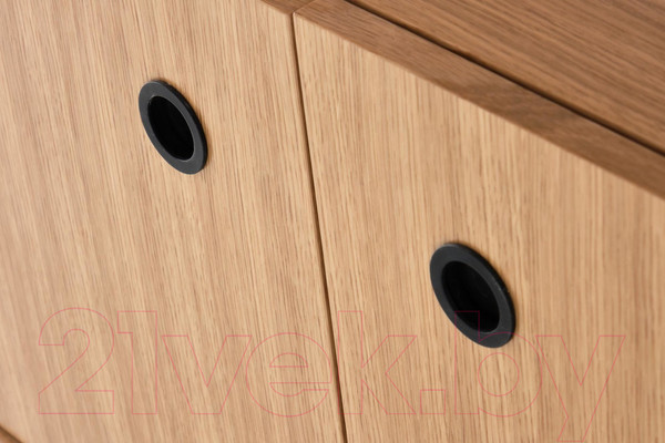 Изображение товара Стеллаж Halmar Smart REG1 (дуб натуральный/черный)