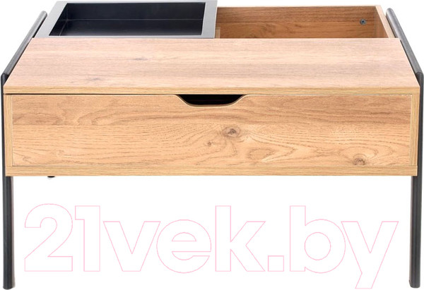 Изображение товара Журнальный столик Halmar Podium (натуральный/черный)