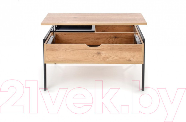 Изображение товара Журнальный столик Halmar Podium (натуральный/черный)