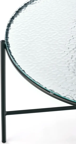 Изображение товара Журнальный столик Halmar Rosalia (бесцветный/черный)