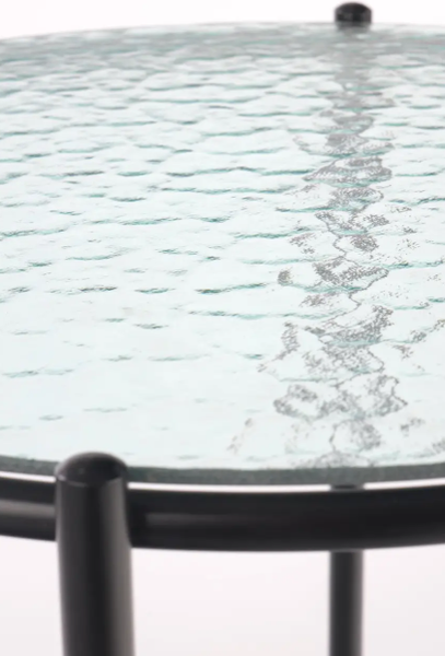 Изображение товара Журнальный столик Halmar Rosalia (бесцветный/черный)