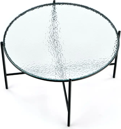 Изображение товара Журнальный столик Halmar Rosalia (бесцветный/черный)