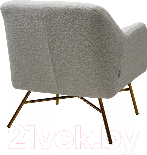 Изображение товара Кресло мягкое M-City Sheep / 629M04953 (Nini-01 белый Teddy/золотой)
