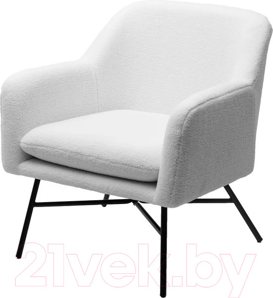Изображение товара Кресло мягкое M-City Sheep / 629M04949 (Nini-01 белый Teddy/черный)