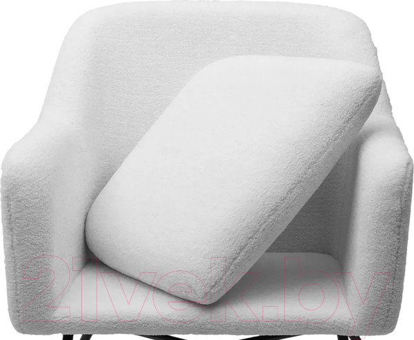 Изображение товара Кресло мягкое M-City Sheep / 629M04949 (Nini-01 белый Teddy/черный)