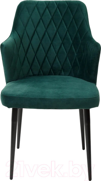 Изображение товара Стул M-City Herman / 461MC03521 (зеленый 19 велюр/черный)