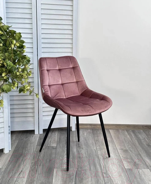 Изображение товара Стул M-City Miami / 628M04299 (G062-23 пепел розы велюр/черный)