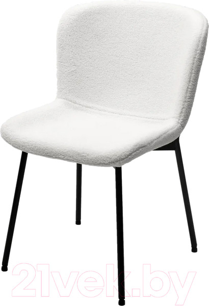 Изображение товара Стул M-City Riya / 629M04960 (UF992-01 белый Teddy/черный)