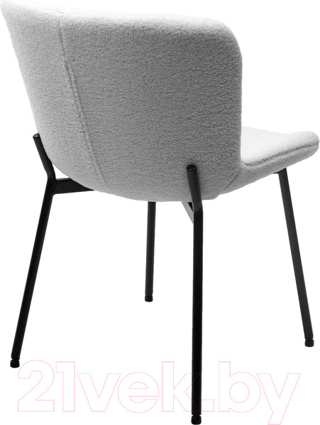 Изображение товара Стул M-City Riya / 629M04960 (UF992-01 белый Teddy/черный)