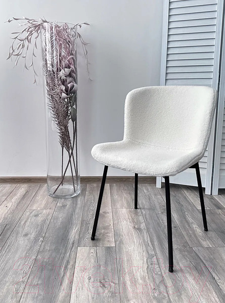 Изображение товара Стул M-City Riya / 629M04960 (UF992-01 белый Teddy/черный)