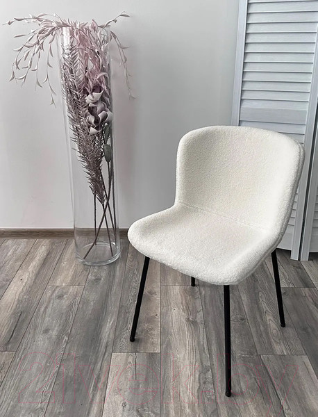 Изображение товара Стул M-City Riya / 629M04960 (UF992-01 белый Teddy/черный)