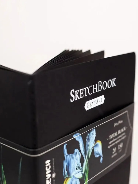 Изображение товара Скетчбук Малевичъ Graf'Art / 401217 (20л, total black)