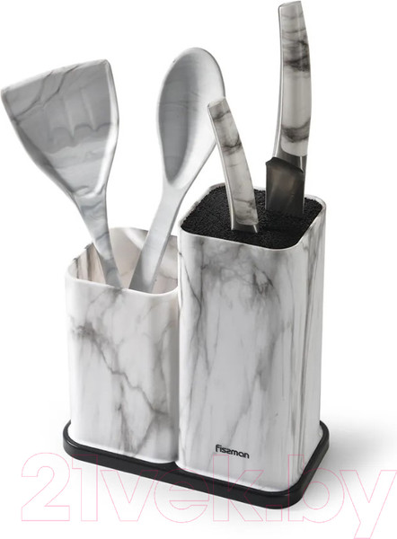 Изображение товара Подставка для ножей Fissman 12874 (мрамор)