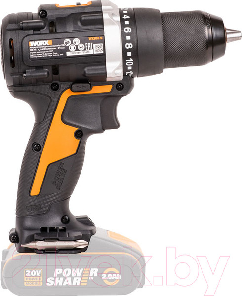 Изображение товара Аккумуляторная дрель-шуруповерт Worx WX102.9 (без АКБ и ЗУ)