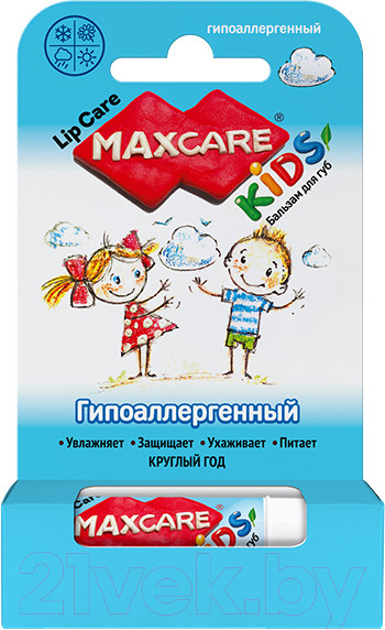 Изображение товара Бальзам для губ детский Galant Cosmetic Maxcare Kids Гипоаллергенный (4.7г)
