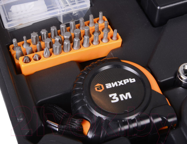 Изображение товара Аккумуляторная дрель-шуруповерт Вихрь ДА-12Л-2КН (72/14/35)