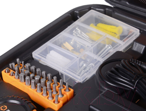 Изображение товара Аккумуляторная дрель-шуруповерт Вихрь ДА-12Л-2КН (72/14/35)