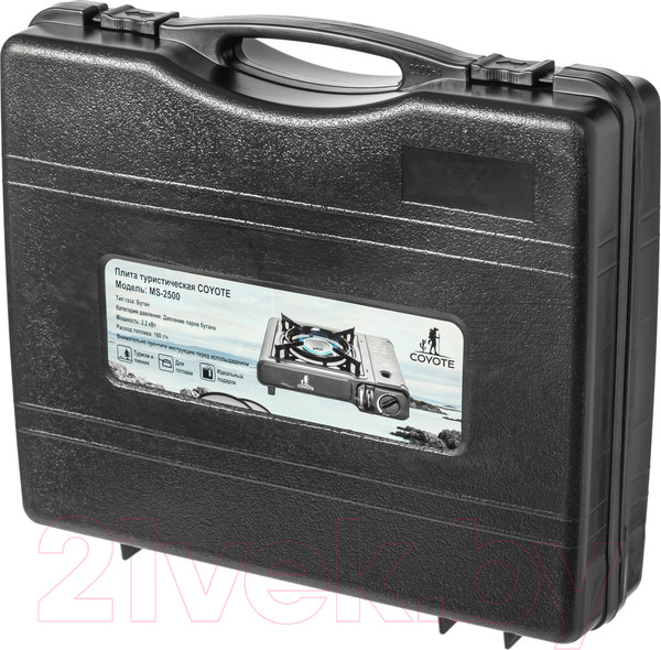 Изображение товара Плита туристическая Coyote MS-2500 (черный полуглянцевый)