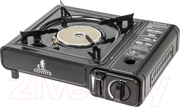 Изображение товара Плита туристическая Coyote MS-2500C (черный полуглянцевый)