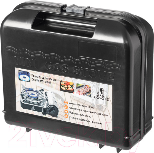 Изображение товара Плита туристическая Coyote MS-8000S (черный глянцевый)